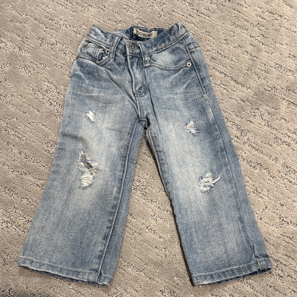 Flypaper Kids Light Blue Distressed Jeans 24 month